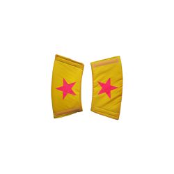 Bracelete Estrela Amarelo e Pink - Minibossa