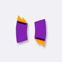 Bracelete Raio Roxo e Amarelo