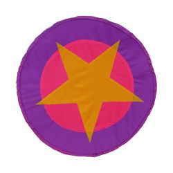 Escudo Estrela Rosa e Roxo - Minibossa