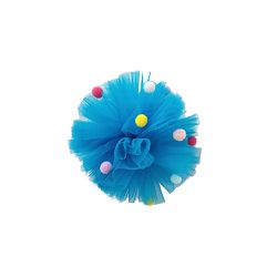 Ombreira Pompom Azul - Minibossa
