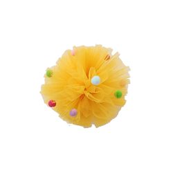 Ombreira Pompom Amarelo - Minibossa