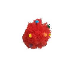 Ombreira Pompom Vermelho - Minibossa