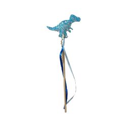 Varinha Mágica Dino T-rex Azul Claro - Minibossa