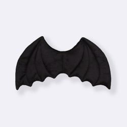 Asa Morcego Baby Preto Halloween