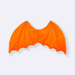 Asa Morcego Baby Laranja Halloween