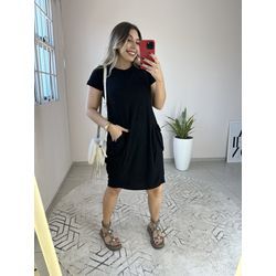 VESTIDO PASCOA PRETO - 0018140012 - Silvia Dias