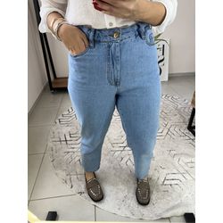 CALÇA MOON MARIA HELENA JEANS - 0019020013 - Silvia Dias