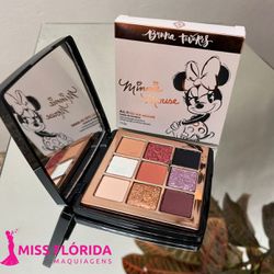 Paleta de sombras Minnie Mouse Bruna Tavares - MISS FLÓRIDA MAQUIAGENS