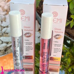 Gloss Volume Naemi Beauty aumento dos lábios - MISS FLÓRIDA MAQUIAGENS