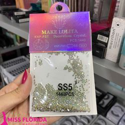 Pedrinhas de make e unha - MISS FLÓRIDA MAQUIAGENS