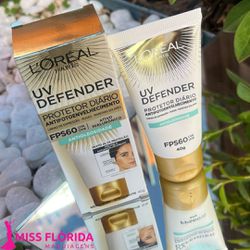 Protetor Solar facial Loréal Paris Uv defender FPS... - MISS FLÓRIDA MAQUIAGENS