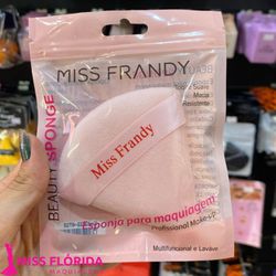 Esponja para Pó em veludo G Miss Frandy - MISS FLÓRIDA MAQUIAGENS