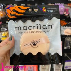 Esponja para Maquiagem EJ1-14 Macrilan - MISS FLÓRIDA MAQUIAGENS