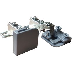 Dobradiça Caneco 26 para Vidro 4mm - MOBILINI COMPONENTES