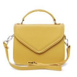 Bolsa Feminina Alça Transversal Amarelo - modachic... - MODACHIC