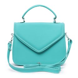 Bolsa Feminina Alça Transversal Verde Agua - modac... - MODACHIC