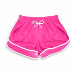 Short Tactel Feminino Cós Elástico Várias Cores - ... - MOLETOM SHOP