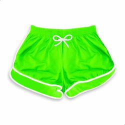 Short Tactel Feminino Cós Elástico Várias Cores -... - MOLETOM SHOP