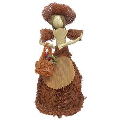 Boneca artesanal 20cm - CAD063 - MonaCrespa