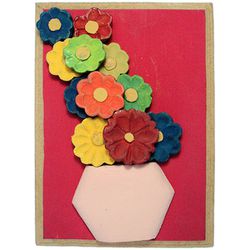 Quadro Flores ao vento - 20cm - CAD025 - MonaCrespa