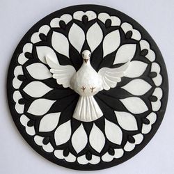 Divino Espírito Santo em mandala 17cm - DVM044 - MonaCrespa