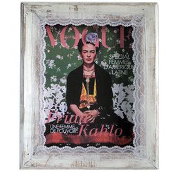Frida Kahlo - quadro branco - FRK014 - MonaCrespa
