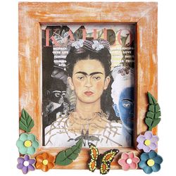 Frida Kahlo - quadro laranja - FRK015 - MonaCrespa
