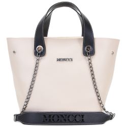 Bolsa Chicago - Branco com Preto - 280bp - MONCCI