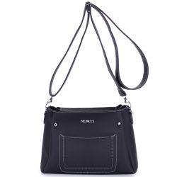 Bolsa Ibiza - Preto com detalhes - 420pb - MONCCI