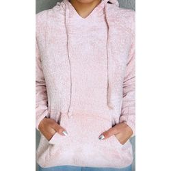 MOLETOM - estilo tricot - de máquina - tom de rosa... - MONOWI 