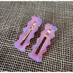PRESILHAS - KIT 2 UN. - CURVAS - COR ROSA - 08080... - MONOWI 