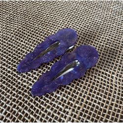 PRESILHAS - KIT 2 UN. - MODELO NUVEM - COR ROXA -... - MONOWI 