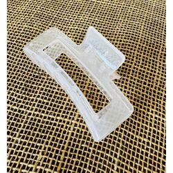 PIRANHA - RETANGULAR - COR TRANSPARENTE E BRANCA ... - MONOWI 