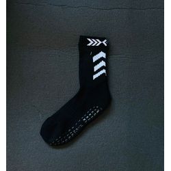 MEIA - KIDS - COR PRETA COM BRANCO - PF1010 - MONOWI 