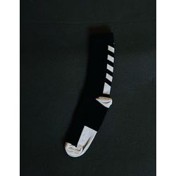 MEIA - PRETA COM CINZA - 10100110 - MONOWI 