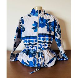 PARKA - ESTAMPADA - TONS DE AZUL - PAR02 - MONOWI 