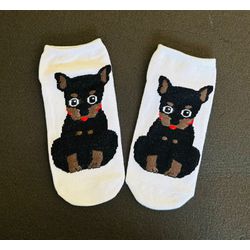 MEIA - TEMA PET - MEIA COR BRANCA - CACHORRO - MP... - MONOWI 