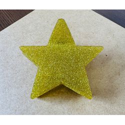 PIRANHA ESTRELA - AMARELO COM DETALHES EFEITO DE G... - MONOWI 