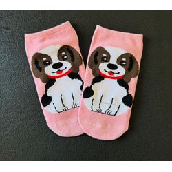 MEIA - TEMA PET - MEIA COR ROSA - CACHORRO - MP744 - MONOWI 