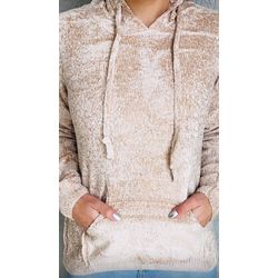 MOLETOM - estilo tricot - de máquina - tom caramel... - MONOWI 