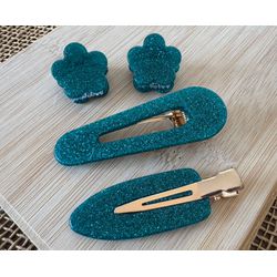 PRESILHAS - KIT 2 MINI PIRANHAS FORMATO FLOR + 2 P... - MONOWI 