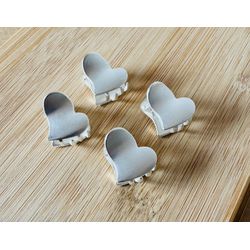 KIT MINI PIRANHA - COM 4 UN. - COR PRATA - FORMATO... - MONOWI 