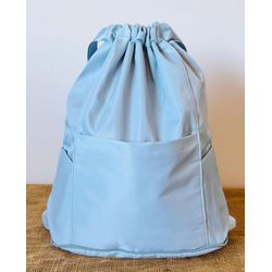 MOCHILA SAQUINHO AZUL CLARO - 010707 - MONOWI 