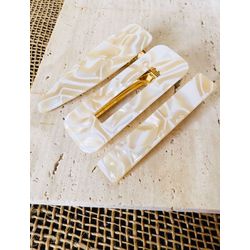 PRESILHAS - KIT 3 UN. - BRANCO E CREME - 030609 - MONOWI 