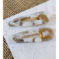 PRESILHAS - KIT 2 UN. - BRANCO COM TRANSPARÊNCIA ... - MONOWI 