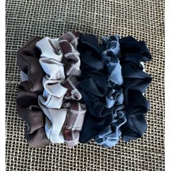 KIT ELÁSTICO PARA CABELO - (COM 6 ELÁSTICOS)- TONS... - MONOWI 