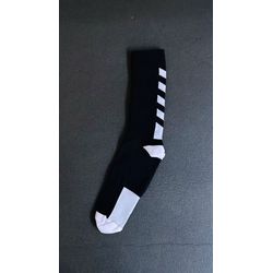 MEIA - COR PRETA COM BRANCO - 101010121213 - MONOWI 