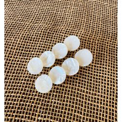PRESILHAS - KIT 2 UN. - CÍRCULOS - COR BRANCO MARM... - MONOWI 
