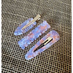 KIT PRESILHAS E TIC TAC - 3 UN. - COR ROSA E ROXO ... - MONOWI 