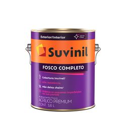 Tinta Acrílica Toque Fosco Completo Gelo 3,6L Suvi... - Monza Tintas